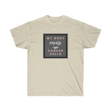 Load image into Gallery viewer, Repel Cancer Cells - Unisex Ultra Cotton Tee
